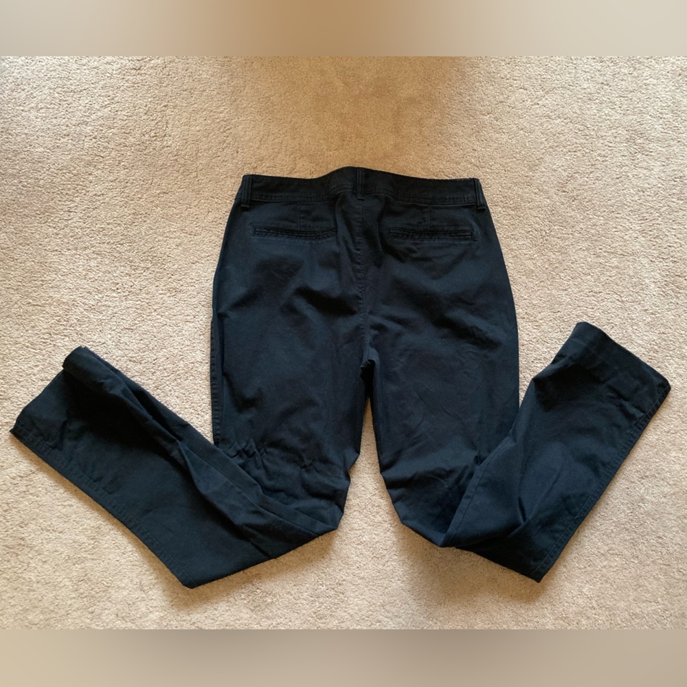Black Boot Cut Old Navy Chino Pants - Perfect Work Pants 🖤🖤 - Picture 6 of 8